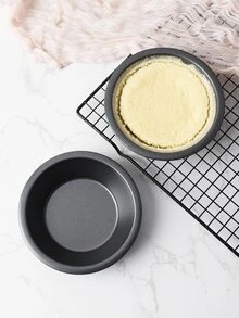 1pc Carbon Steel Cake Mold - Black - View 5