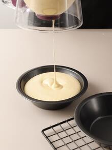 1pc Carbon Steel Cake Mold - Black - View 3