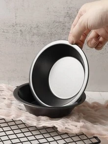 1pc Carbon Steel Cake Mold - Black - View 6