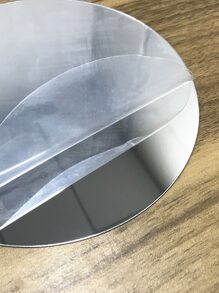 1 Set Of Acrylic Mirror Decorative Wall Stickers - Silver - View 3