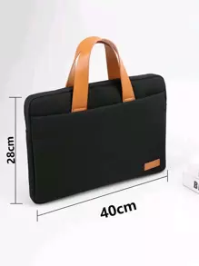 19 Inch Waterproof Laptop Bag - Black - View 6