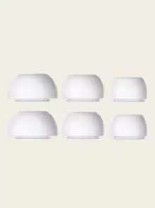 3 tai nghe Bluetooth không dây chuyên nghiệp kèm nút tai bằng silicon - trắng - Xem 3