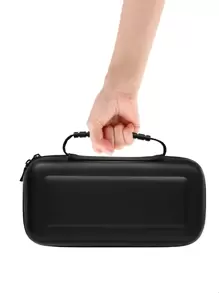 Vỏ màu rắn tương thích với Nintendo Switch Oled - màu đen - Xem 1