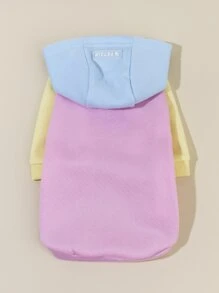 PETSIN 适合小狗的彩色宠物连帽衫 - 适合小狗的鲜艳多色连帽衫；让小狗在秋季和早春郊游、家庭聚会、小狗公园旅行和旅行期间保持温暖。 - 彩色 - 查看 3