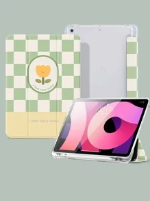 Ốp lưng Flower Pad tương thích với iPad thế hệ 7/8/9 10,2 inch, có nắp, có giá đỡ bút, hỗ trợ nắp tự động ngủ/thức - Nhiều màu - Xem 3