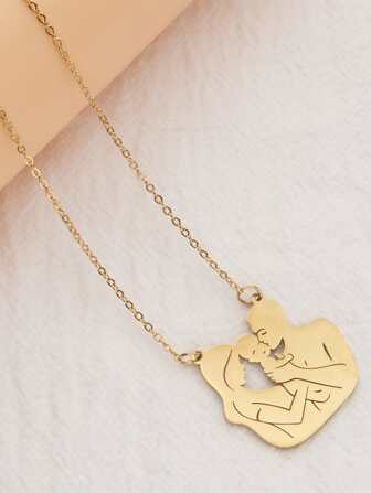 Modieuze en populaire herenketting van roestvrij staal met figuurdetails voor sieraden, cadeau en voor een stijlvolle look