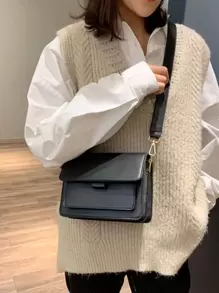 Yogodlns Lightweight,Business Casual Mini Minimalist Flap Square Bag For Teen Girls Women College Students,Rookies & White-collar Workers Perfect for Office,College,Work ,Business,Commute,Outdoors, Travel, Outings