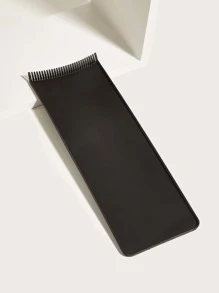 1 pieza Tablero de iluminación permanente, tinte y color, tablero de cuidado de aceite, color y peinado, un tablero de iluminación negro con placa dentada, herramienta de peluquería y salón, set de herramientas de peinado que incluye tablero de aplicación de tinte y tratamiento, tablero de tinte a prueba de aceite, peine, accesorios de salón de belleza, tablero de iluminación del cabello, cepillo para el cabello hacia atrás, accesorios de barbería, secador de pelo - Negro - Ver 3