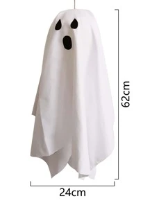 1 pièce Signe de jardin à motif fantôme - Noir et Blanc - Voir 3