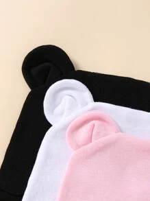 Bebé 3 piezas Gorro oreja con diseño - Multicolor - Ver 4