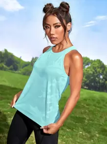SHEIN Sport Gameset Top tank deportivo con estampado de camuflaje