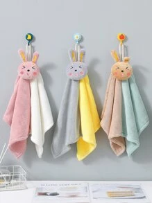 1 pieza Toallita al azar con dibujos animados felpa - Multicolor - Ver 1