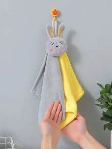 1 pieza Toallita al azar con dibujos animados felpa - Multicolor - Ver 3