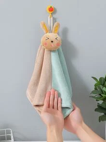 1 pieza Toallita al azar con dibujos animados felpa - Multicolor - Ver 4