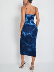 SHEIN VCAY Tie Dye Slip Dress - Multicolor - View 2