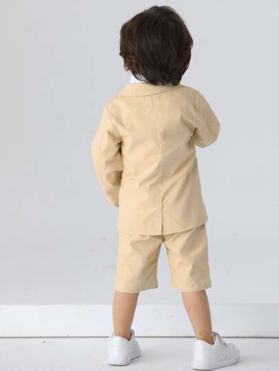 3 件套男士绅士西装套装，适合男孩生日派对、1 岁生日、婚礼、宴会