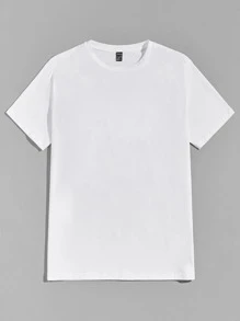 Manfinity VCAY Loose Men Cartoon & Letter Graphic T-Shirt - White - View 2