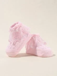 5 perechi de șosete solide pentru bebeluși - Multicolor - Vizualizare 2