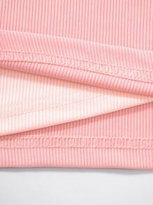 SHEIN ChicEase Two Tone Crossover Front Cami Top