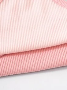 SHEIN ChicEase Two Tone Crossover Front Cami Top