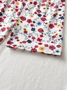 小女童碎花睡衣套裝 - 彩色 - 查看 5