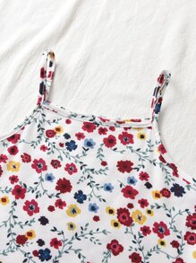 小女童碎花睡衣套裝 - 彩色 - 查看 8