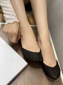 DAZY 2pairs Solid Invisible Socks