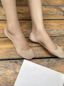 DAZY 2pairs Solid Invisible Socks