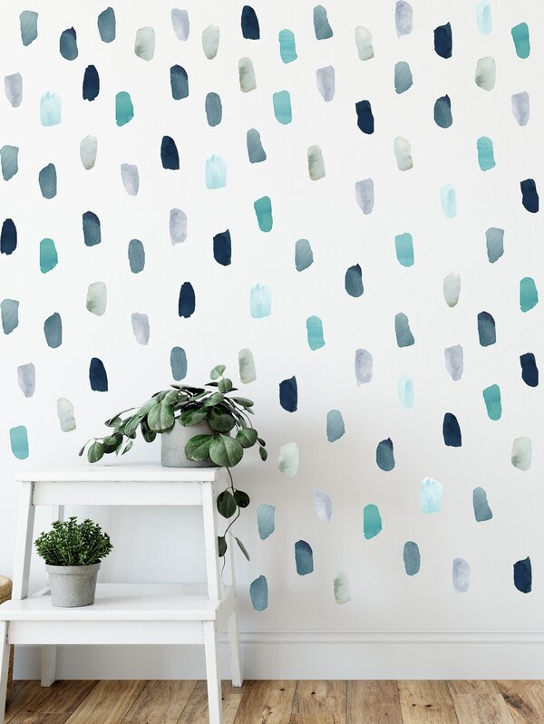 Graphic Print Wall Sticker SHEIN USA