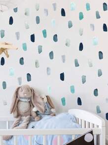 Graphic Print Wall Sticker - Multicolor - View 2