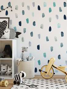 Graphic Print Wall Sticker - Multicolor - View 4