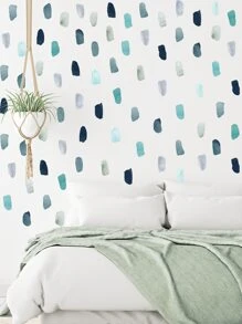 Graphic Print Wall Sticker - Multicolor - View 5