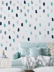 Graphic Print Wall Sticker - Multicolor - View 6