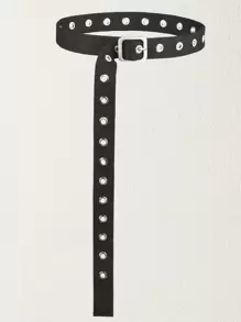 Thắt lưng băng khóa vuông trang trí đường phố Halloween mùa hè, trường học mùa thu, mùa thu, Halloween - màu đen - Xem 1