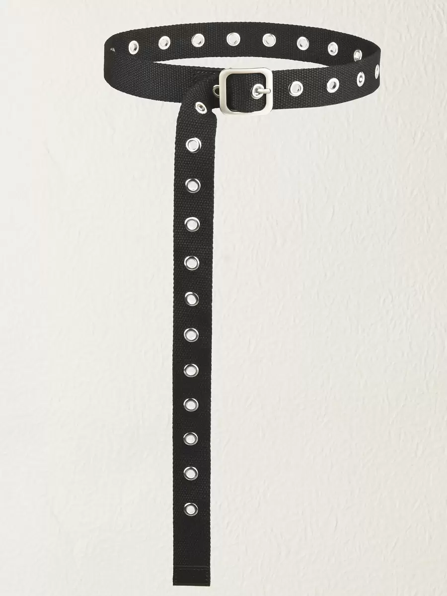 Thắt lưng băng khóa vuông trang trí đường phố Halloween mùa hè, trường học mùa thu, mùa thu, Halloween - màu đen - Xem 1