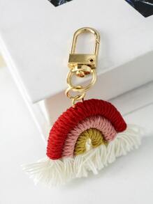 Rainbow Decor Bag Charm - Multicolor - View 1