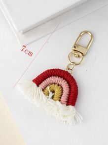 Rainbow Decor Bag Charm - Multicolor - View 3