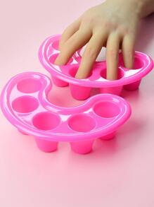 2pcs Nail Soak Bowl,Nail Supplies,Nail Tools,Nail Art Tools,Back To School,Nails,Nail Tools For Press On Nails - Hot Pink - View 1