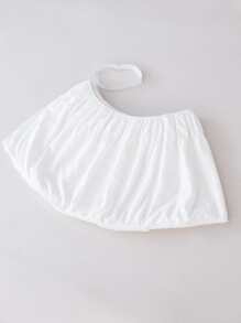 Solid Color Bed Skirt - White - View 3