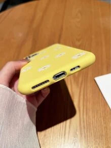 Daisy Painted Phone Case - Yellow - View 3