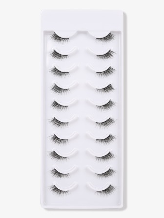 Himirell 10 Pairs Cat Eye Half-Eye Extension Eyelashes To Increase Eye Size Suitable For Festivals, Holidays, Dates And Other Occasions Strip Lashes,Lashes,Eyelashes,Fake Lashes