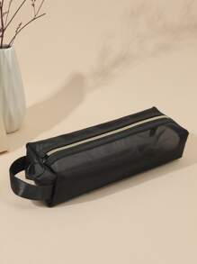 túi mỹ phẩm lưới - màu đen - Xem 2