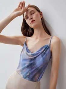 MOTF PREMIUM 100% SILK GALAXY CAMI TOP - Multicolor - View 2