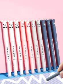 可愛動物造型可消除中性筆適用於學習辦公室寫作