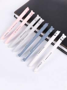 可愛動物造型可消除中性筆適用於學習辦公室寫作