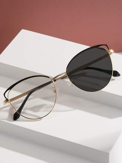 Photochromic Sunglasses Metal Classic Decorative Outdoor Travel Beach Vacation Computer Reading/Gaming/TV/Mobile Phone Glasses Personalized Cat Eye Frame Blue Light Blocking Eyeglasses Sunglasses Beach Sun Glasses Beach Accessories For Women Sun Glasses Sunglasses Shades Fashionable Shade Elegant Outfit Family Outings Travel Vacation Holiday For Summer Beach Vacation,Outdoor,Travel