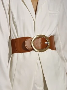 Minimalist Elastic Waist Band For Casual Suit, Fits Slimming Waist, Suitable For Daily Outings And Gatherings Summer, School