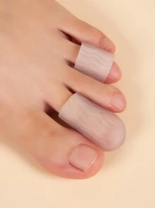 2 miếng bảo vệ ngón chân silicone - trắng - Xem 1