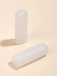 2 miếng bảo vệ ngón chân silicone - trắng - Xem 3