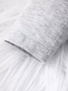 Baby Boy Cartoon & Letter Graphic Bodysuit & Sweatpants - Multicolor - View 5